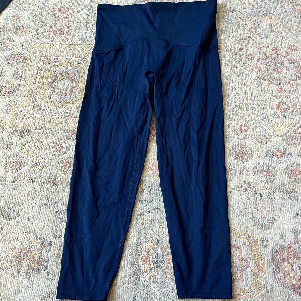 SPANX Blue High-Waisted Leggings